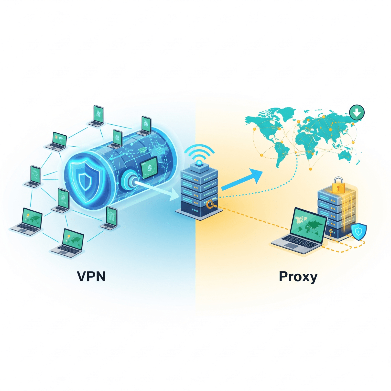 VPN против прокси: что выбрать для обхода блокировок в 2025 году?