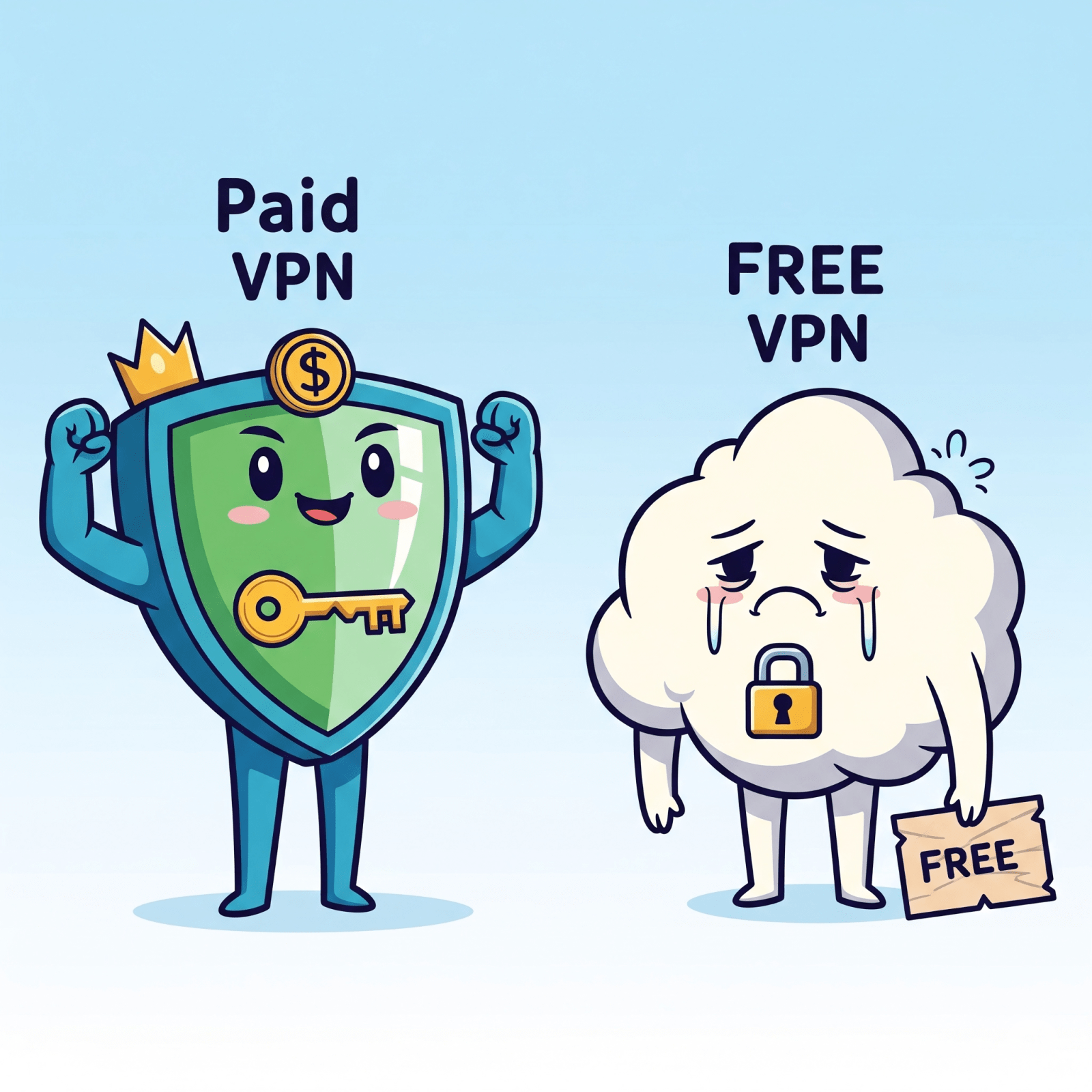 Почему стоит использовать платный VPN вместо бесплатного: честный разбор с примерами